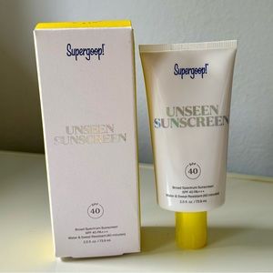 NEW Value Size Supergoop! Unseen Sunscreen SPF 40 Limited Edition